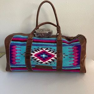 Brand New Leather Duffel Bag